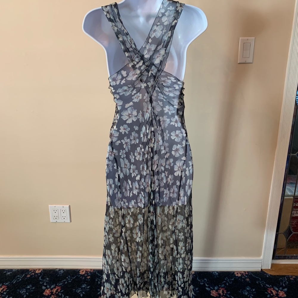 Philosophy di Alberta Ferretti Sheer Maxi Dress 6 - Picture 2 of 8